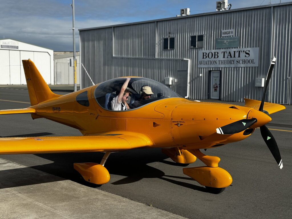 Bristell VH-YVP at Redcliffe