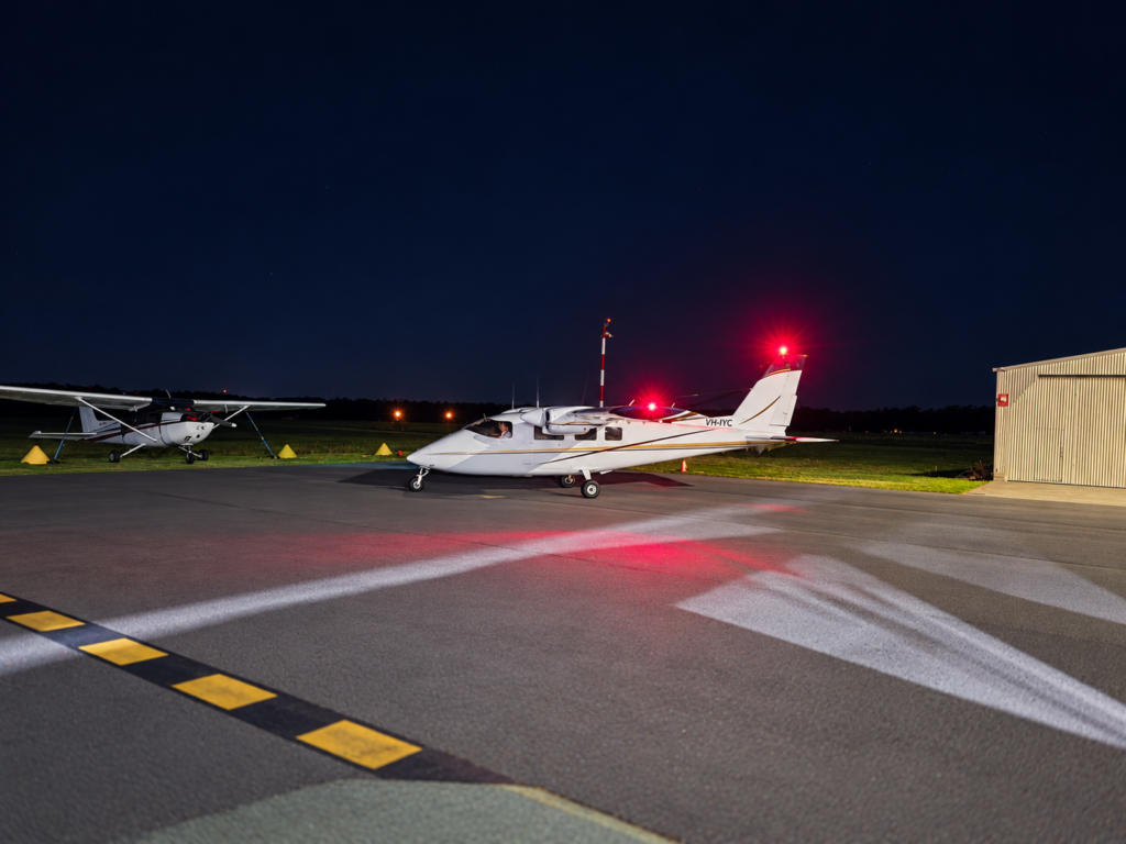 Instrument flight Partenavia